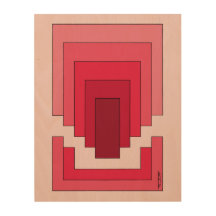 Abstrato retângulo em vermelho