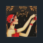 Quadro De Madeira Art Deco the Halls<br><div class="desc">Art Deco the Halls</div>