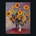 Quadro De Madeira Buquê de Sunflower por Claude Monet, Vintage Art<br><div class="desc">Buquê de Girassóis (1881) por Claude Monet é uma pintura impressionista de arte floral morta. Flores amarelas florescentes do jardim. Um buquê do girassol da época de verão em um vaso. Sobre o artista: Claude Monet (1840-1926) foi o fundador do movimento de pintura impressionista francês, com a maioria de suas...</div>