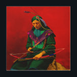 Quadro De Madeira Cherokee Native American Pop Art<br><div class="desc">Os Cherokee foram um indígenas nativo americano para os Estados Unidos sudoeste.</div>