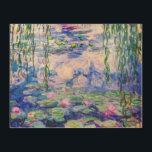 Quadro De Madeira Claude Monet - Lírios/Ninfas 1919<br><div class="desc">Lírios/Ninfas (W.1852) - Claude Monet,  Petróleo na Canvas,  1916-1919</div>