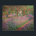 Quadro De Madeira Claude Monet - O Jardim do Artista em Giverny<br><div class="desc">Jardim do Artista em Giverny / Le Jardin de l'artiste a Giverny - Claude Monet,  1900</div>