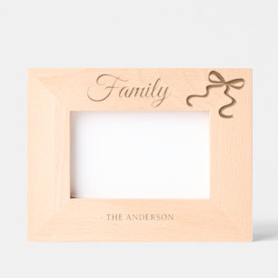 Quadro de madeira de arco de nome personalizado da