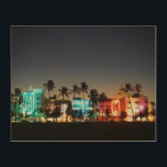 Quadro De Madeira EUA, Flórida, Miami Beach, Ocean Drive, Art Deco<br><div class="desc">Walter Bibikow / DanitaDelimont.com EUA,  América do Norte,  Flórida</div>