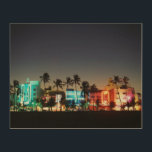 Quadro De Madeira EUA, Flórida, Miami Beach, Ocean Drive, Art Deco<br><div class="desc">Walter Bibikow / DanitaDelimont.com EUA,  América do Norte,  Flórida</div>
