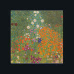 Quadro De Madeira Gustav Klimt Flower Garden Cottage Nature<br><div class="desc">Uma bela pintura de jardim - esta é uma pintura clássica de Gustav Klimt,  chamada Jardim de Algodão,  ou Jardim Bauergarten,  1907,  que é um close up de um jardim floral,  uma pintura floral colorida.</div>