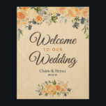 Quadro De Madeira Marinho Coral Blue Watercolor Floral Bot<br><div class="desc">Personalize este sinal de boas-vindas de marinho azul e cor de pêssego de coral com seu próprio toque especial. Se precisar de ajuda ou itens correspondentes,  entre em contato comigo.</div>