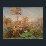 Quadro De Madeira Pequena Fazenda em Bordighera por Claude Monet<br><div class="desc">A Fazenda de Pequeno País em Bordighera (1884), por Claude Monet, é uma pintura impressionista de arquitetura de belas artes que apresenta uma típica vila mediterrânica. Uma cena tropical em Bordighera, Itália com palmeiras no jardim num dia ensolarado de verão. Sobre o artista: Claude Monet (1840-1926) foi o fundador do...</div>