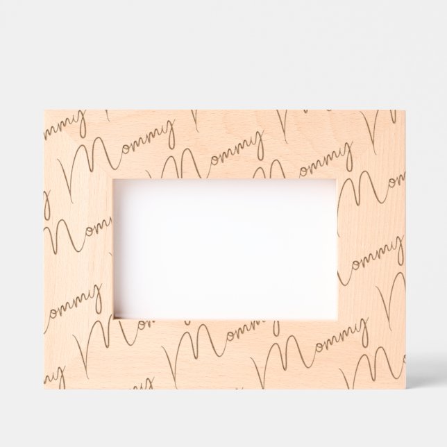 Quadro de madeira personalizado em estilo manuscri (Front)
