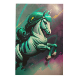 Quadro De Madeira Pony Espírito 3D 24