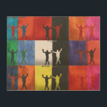 Quadro De Madeira pop art sem título #1<br><div class="desc">As pessoas estão unidas. Juntos com a liberdade; a liberdade de ser, apenas de dançar, de gozar a vida, com quem quer que seja, onde quer que seja! Todas as cores, e tons do arco-íris; representam todas as pessoas, de todos os caminhos da vida. Mostrando como podemos todos nos unir...</div>