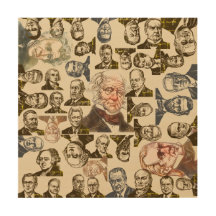 Presidentes dos EUA Wood Wall Art