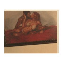 Quadro De Madeira Racquel Evans 10"x8" Wood Wall Art