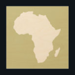 Quadro De Madeira Serengeti Audacious África<br><div class="desc">O esboço do mapa africano com cores contrastantes na paleta "Safari" de Emporio Moffa inspirada pela ousada aventura e natureza selvagem do continente.</div>