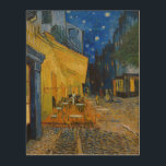 Quadro De Madeira Vincent van Gogh - Cafe Terrace à Noite<br><div class="desc">Cafe Terrace no Place du Forum na Noite - Vincent van Gogh,  1888</div>