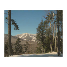 Quadro De Madeira Waterville Valley New Hampshire Ski Resort