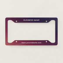 Quadro de Placa de Licença Profissional para Empre