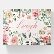 Quadro de Rosas pintados cor-de-rosa e branco