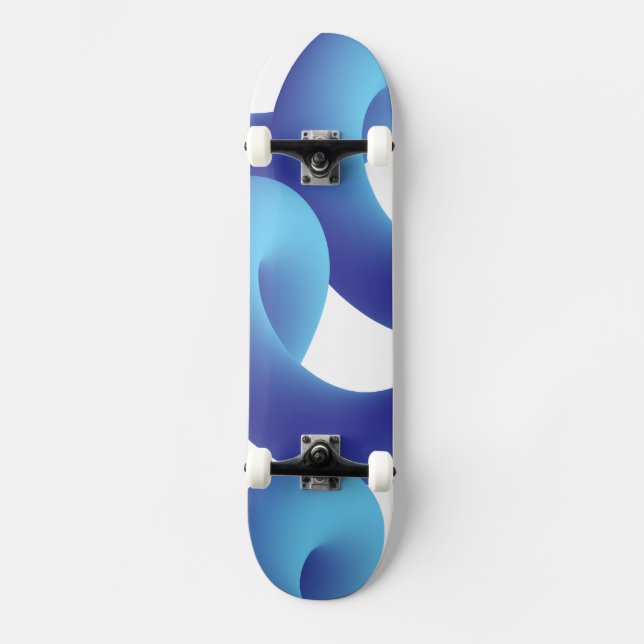 Quadro de skate bonito com fundo geométrico de Abs (Frente)