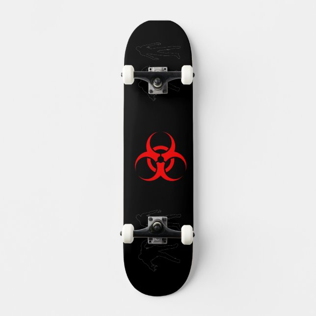 Quadro de skate Zombie Bio-Hazard (Frente)