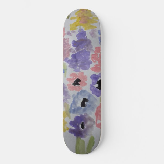 Quadro de Skateboard de Summer Wilflower (Frente)