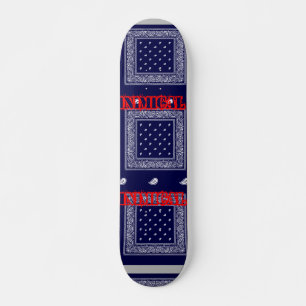 Quadro de Skateboard Inimy Blue Paisley