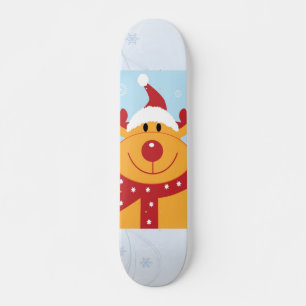 Quadro de Skateboard para Reindeers de Natal