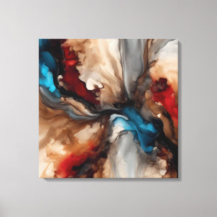 Quadro decorativo abstrato Impressão em Canva
