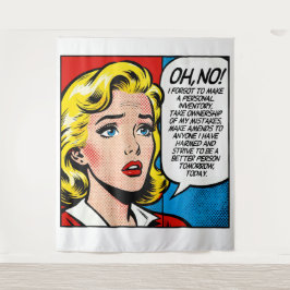 QUADRO DECORATIVO TAPEÇARIA OH NÃO
