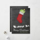Quadro do anúncio da gravidez do cartão de Natal (Frente/Verso In Situ)
