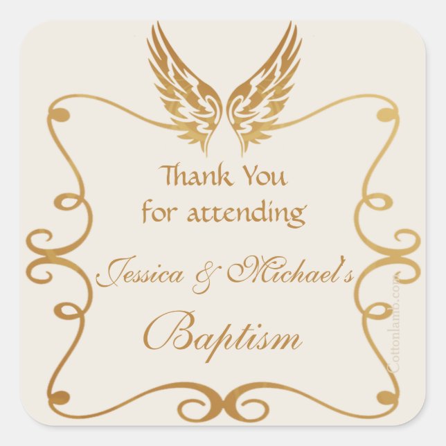 Quadro do ouro com adesivo Wings (Frente)