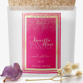 Quadro Dourado de Etiquetas de Embalagem de Produt