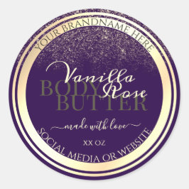 Quadro Dourado de etiquetas de empacotamento de pr