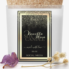 Quadro Dourado de etiquetas de empacotamento de pr