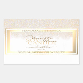 Quadro Dourado de etiquetas de empacotamento de pr