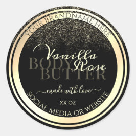 Quadro Dourado de etiquetas de empacotamento de pr