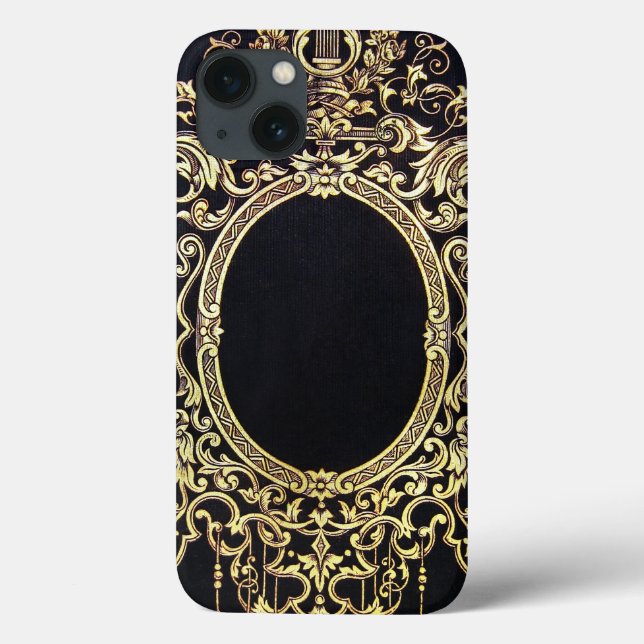 Quadro Dourado de Ornamentado de queda (Perfeito p (Verso)