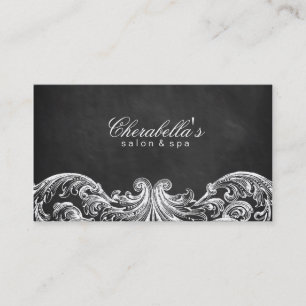 Quadro elegante do cartão de visita dos termas do