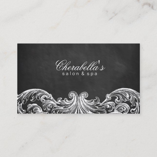 Quadro elegante do cartão de visita dos termas do (Frente)