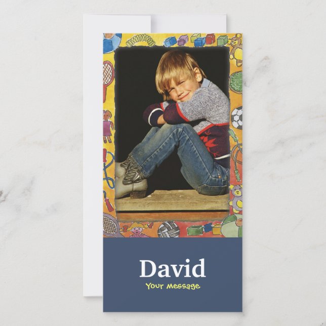 Quadro fotográfico engraçado - Cartão com fotos (Frente)