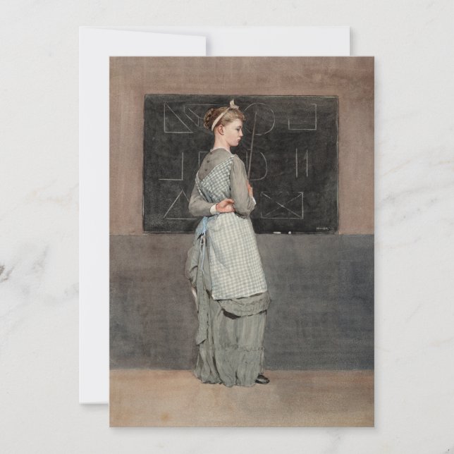 Quadro negro | Winslow Homer (Frente)