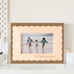 Quadro ondulado mínimo moderno simples