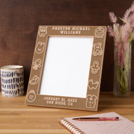 Quadro Personalizado com Estatísticas de Nasciment