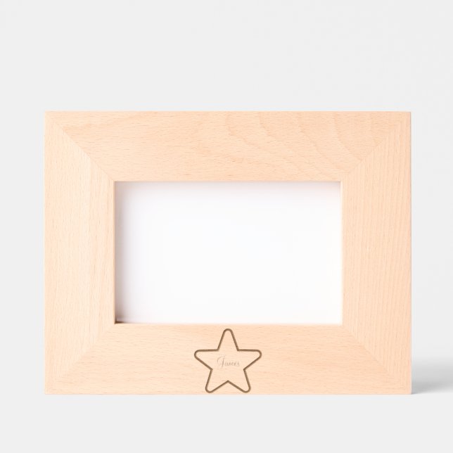 Quadro Personalizado de Imagem em Estrela (Front)