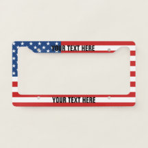 Quadro Personalizado de Licença de Bandeira Americ