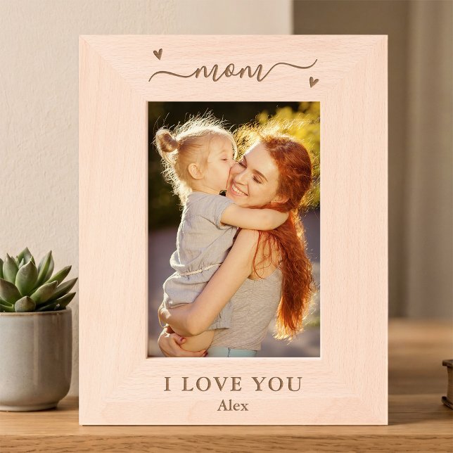Quadro Personalizado 'Mãe Eu Te Amo' Dia das Mães (Criador carregado)