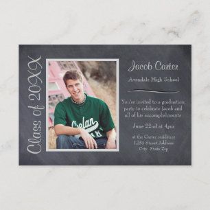 Quadro Preto/Cinza - Anúncio de graduação 3x5