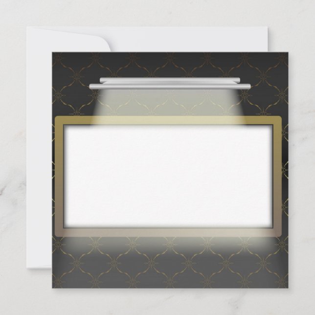 Quadro vazio iluminado (Frente)