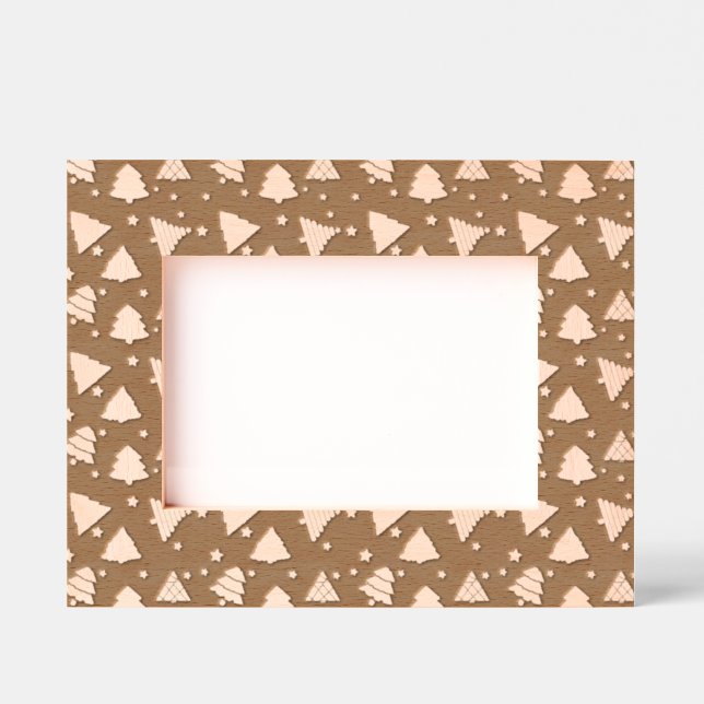 Quadros com Design de Árvores de Natal gravados (Front)