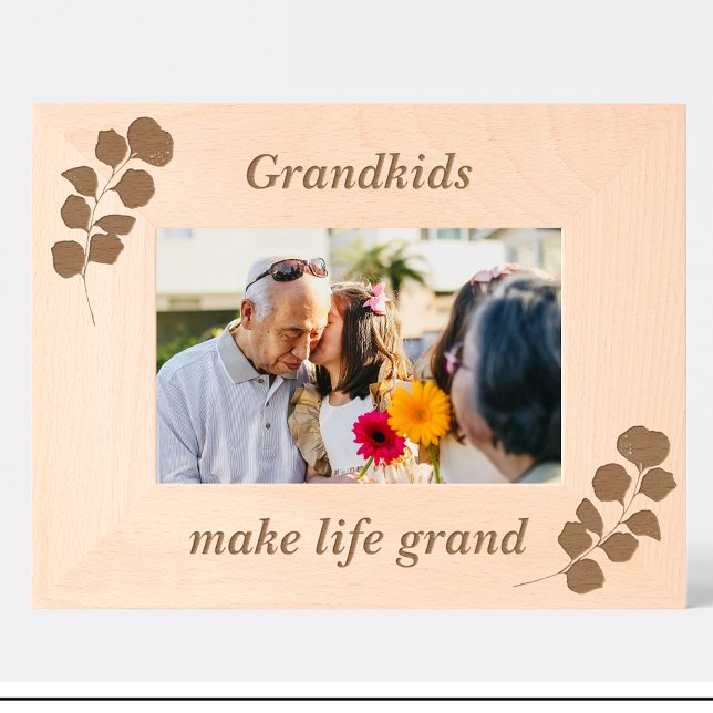 Quadros de Madeira Personalizados Flores Avô Simpl (Criador carregado)